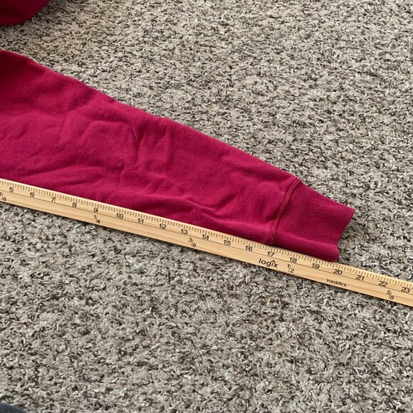 Gymshark Womens Dark Pink Pullover Hoodie Size L Cotton Blend - Picture 6 of 7